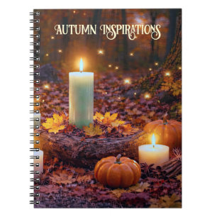 Mystieke Magische Betoverende Kaarsen Herfst Notitieboek