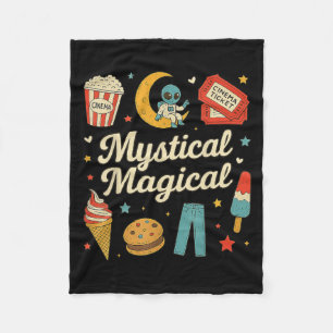 Mystieke Magische Retro Esthetische Ruimte Gifts M Fleece Deken