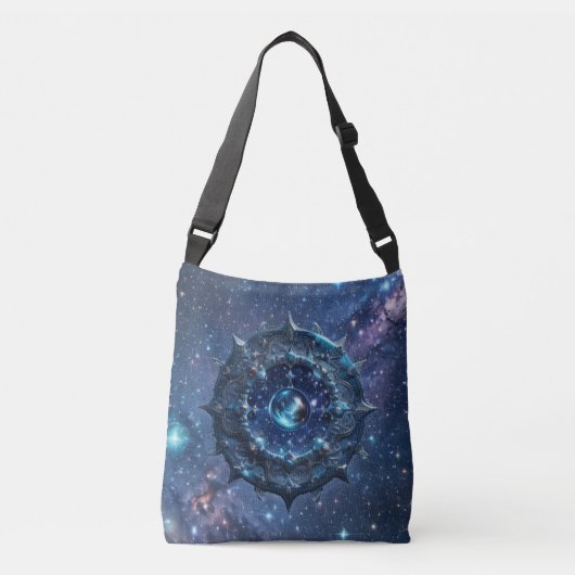 Mystieke Melkweg: Crossbody Tas (Voorkant)