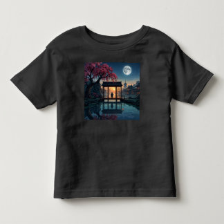 Mystieke Nachtbos Grafische T-Shirt