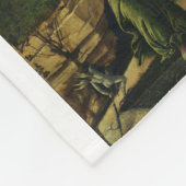 Mystieke Nativiteit van Sandro Botticelli Fleece Deken (Hoek)