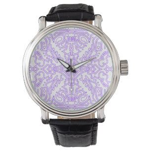 Mystieke Nevel Lila Horloge