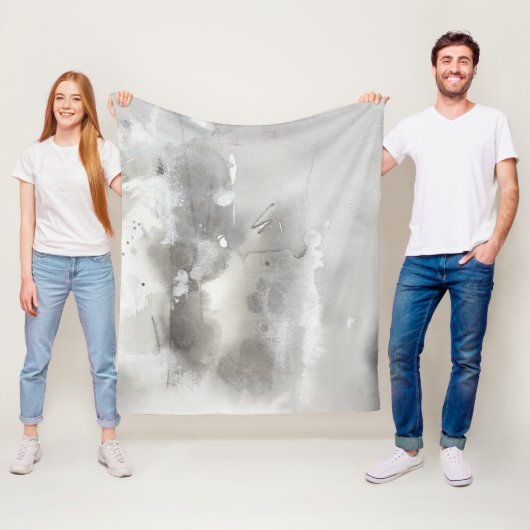 Mystieke objecten - grijs fleece deken (In situ)