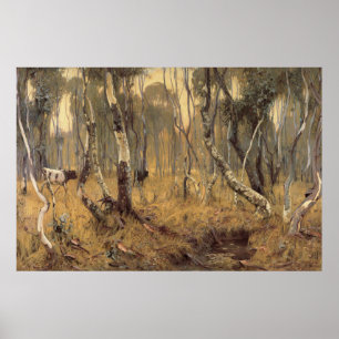 Mystieke Ochtend Hans Heysen 1904 Zuid-Australië  Poster
