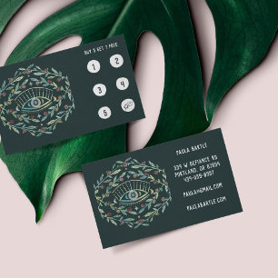Mystieke ogen en Rozen wijnstokken Magische Boho C Klantenkaartje