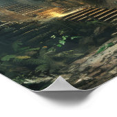 Mystieke oude ruïnes Fantasy Poster (Hoek)