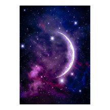 Mystieke Paarse Kosmische Halvemaannevel