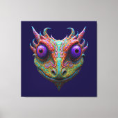 Mystieke Pad/Gecko/Kikker Canvas Afdruk (Voorkant)