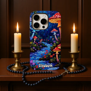 mystieke paddenstoelenkreek iPhone 16 pro hoesje