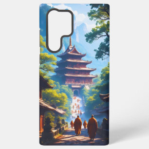 Mystieke Pagode Pad bij Zonsopgang Samsung Galaxy Hoesje