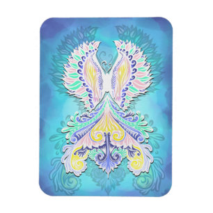 Mystieke pastelvlinder   Eetherische Boho-fantasie Magneet