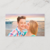 Mystieke Rainbow Deep Plum Budget QR Code RSVP Informatiekaartje (Achterkant)