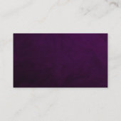 Mystieke Rainbow Deep Plum Budget QR Code RSVP Informatiekaartje (Achterkant)