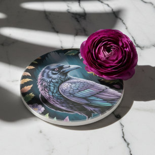 Mystieke Raven Donkere Academie Zandsteen Onderzetter