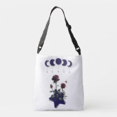 Mystieke Rozen Crossbody Tas (Achterkant)