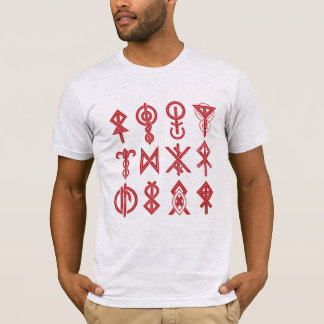 Mystieke Rune-symbolen T-shirt