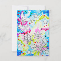 Mystieke schemering Sneeuwvlok Yule Kunst