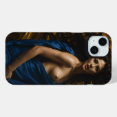 Mystieke sereniteit: Caravaggio's Medusa iPhone 15 Case-Mate iPhone Case (Achterkant (horizontaal))