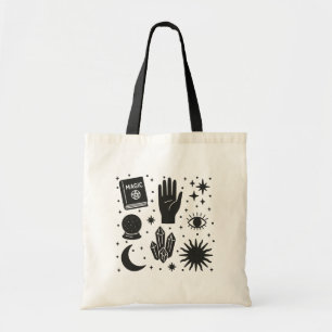 Mystieke symbolen tote bag
