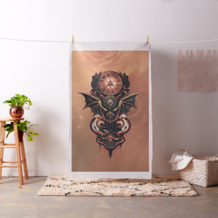 Mystieke tijdreizen met vleugels, steampunk horlog stof