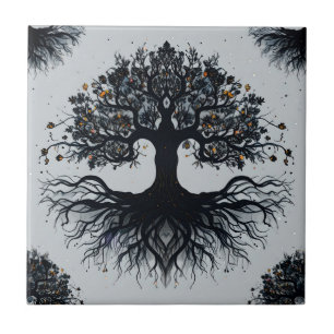 Mystieke Tree of Life Tegel Art Tegeltje