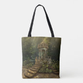 Mystieke Tuin Trap Canvas tas (Achterkant)