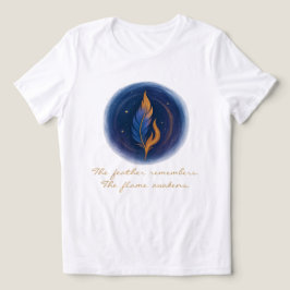 Mystieke Veer en Vlam Tri-Blend Shirt