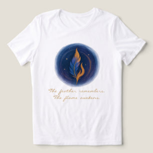 Mystieke Veer en Vlam Tri-Blend Shirt