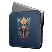 Mystieke Vleugelde Godheid Laptop Sleeve (Voorkant Links)