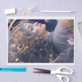 Mystieke Vrouw Decoupage Weefseldocument Tissuepapier (Craft)