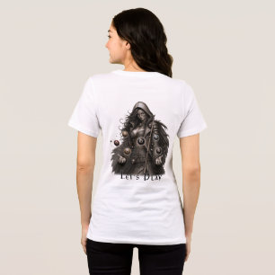 Mystieke Vrouwelijke Poolspeler Tri-Blend Shirt