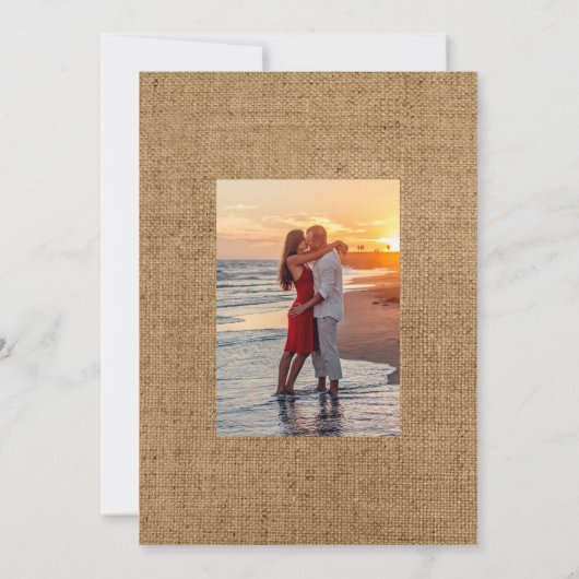 Mystieke Waterverf Succulente Bohemiaanse bruiloft Save The Date (Achterkant)