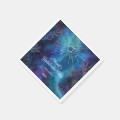 Mystieke Waterverf vrijgezellenfeest Servet (Hoek)