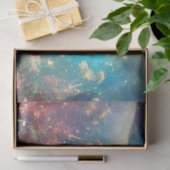 Mystieke weide paard en meisje decoupage tissuepapier (Geschenk)