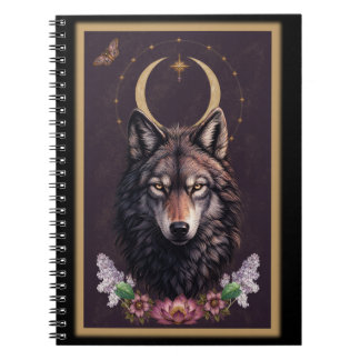 Mystieke Wolf - Botanisch & Celestiaal Notitieboek