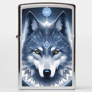 Mystieke Wolf Portret Kunst