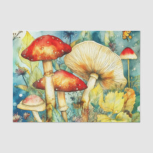 Mystieke Wonderland Grote Paddestoel Decoupage Tissuepapier