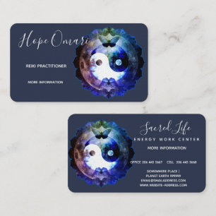 Mystieke Yin Yang, Spiritueel Holistisch Visitekaartje