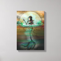 Mystieke Zee Zeemeermin Fantasy Kunst van Molly Ha