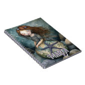 Mystieke Zeemeermin & Zeester Zee Oracle Custom Notitieboek (Rechterzijde)