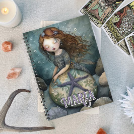 Mystieke Zeemeermin & Zeester Zee Oracle Custom Notitieboek