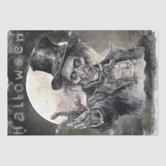 Mystieke Zombie Tissuepapier (Voorkant)