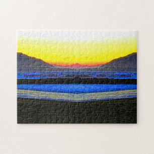 Mystieke Zonsondergang Dubbelzicht Legpuzzel