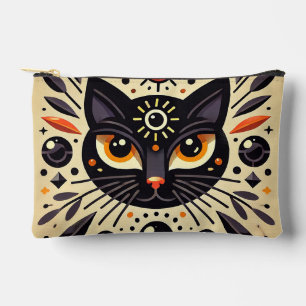 Mystieke Zwarte Kat Hemelse Gloed Accessoire 🐱 Etui