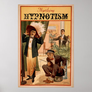 Mystificerend Hypnotisme VAUDEVILLE Poster