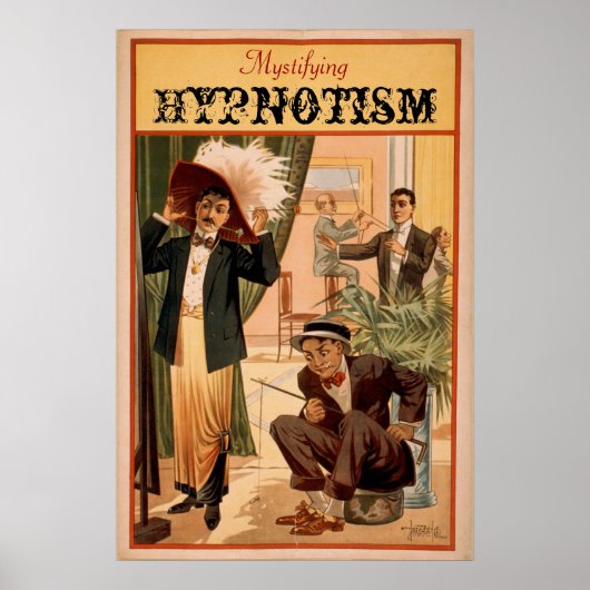 Mystifier l'hypnotisme Affiche VAUDEVILLE (Devant)