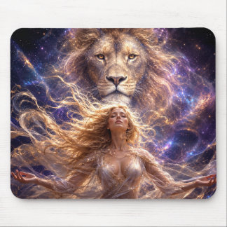 Mystik Woman Mousepad – Galaktisch schön Muismat