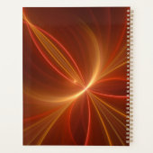 Mystique Abstrait Fractal Moderne Couleurs chaudes (Dos)