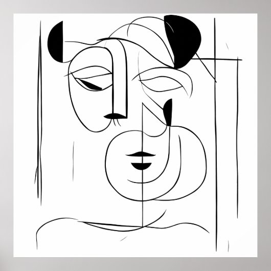Mystique dévoilée : Impressions de Masque Abstrait (Devant)