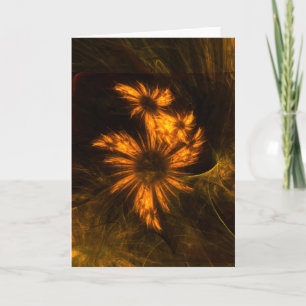 Mystique Garden Abstract Art Wenskaart Kaart